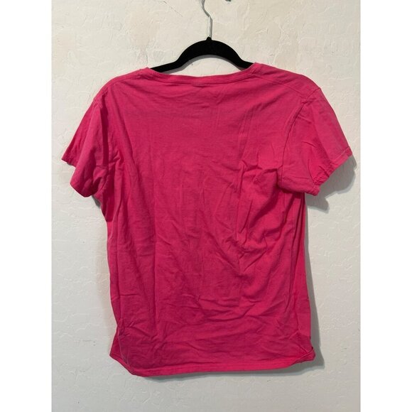 Blessed Hot Pink Women Short Sleeve Lightweight T Shirt Sz L - Picture 4 of 6